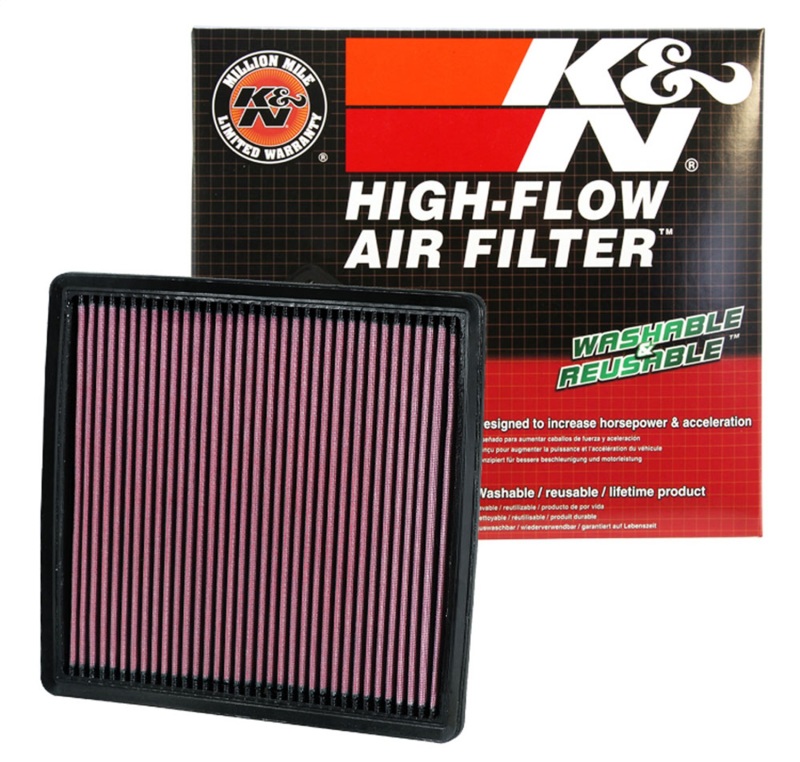 Lincoln Navigator Performance Air Intake - K&N Engineering - Drop In High-Flow Air Filters - `07-`19